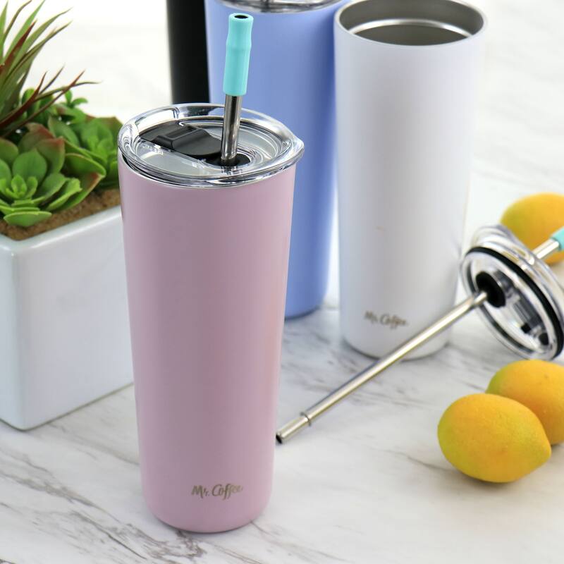 4 Piece 23oz. Stainless Steel Tumbler Set - 23 Ounces