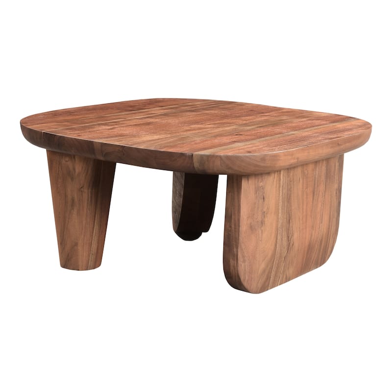 Aurelle Home Modern Solid Marble Coffee Table
