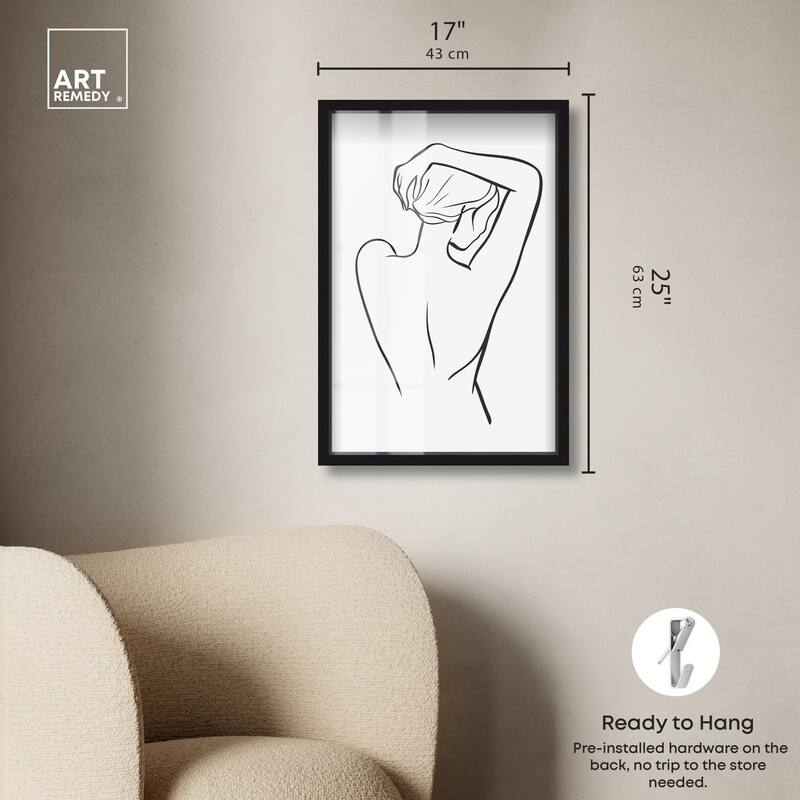 Woman in Contour Shadowbox by Art Remedy