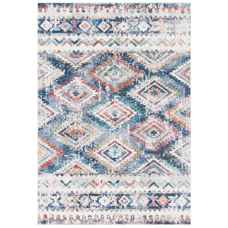 SAFAVIEH Phoenix Caldonia Moroccan Boho Distressed Rug