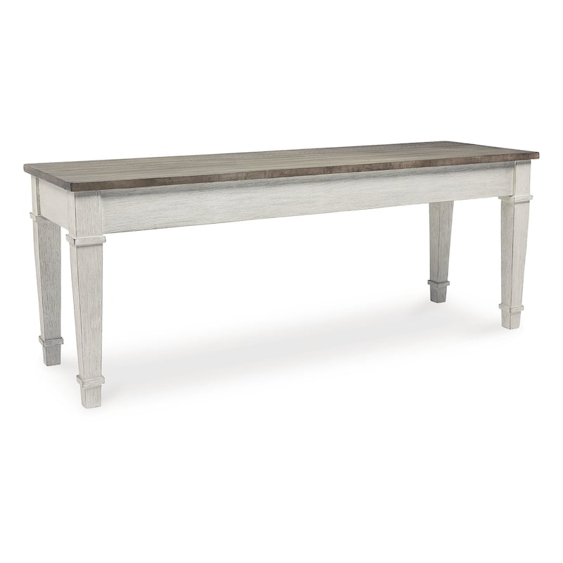 Signature Design by Ashley Skempton White / Light Brown 6-Piece Dining Package