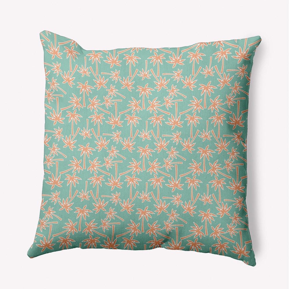 Palm Tree Pattern Decorative Throw Pillow