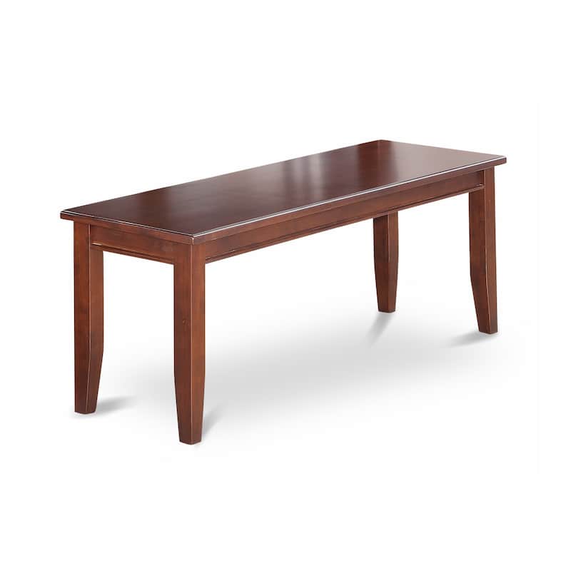 Dining Room Set 6 Piece - Rectangular Table & 4 Chairs - Elegant Mahogany Finish - Modern Kitchen Set