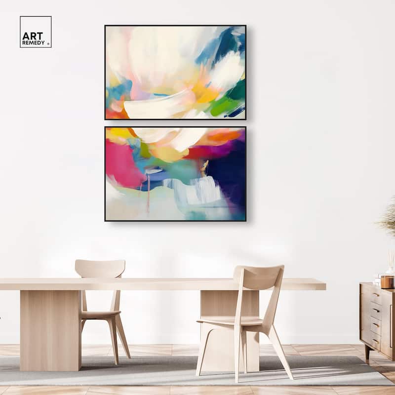 Riot of Color I Canvas Set of 2 by Art Remedy