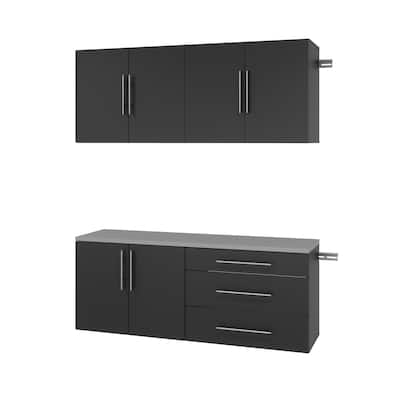 Prepac HangUps Work Storage Cabinet Set O - 4pc - 60" W x 72" H x 16" D