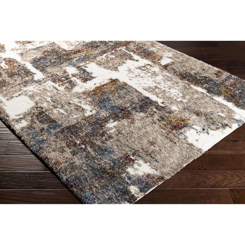 Artistic Weavers Alfie Abstract Colorblock Modern Shag Area Rug