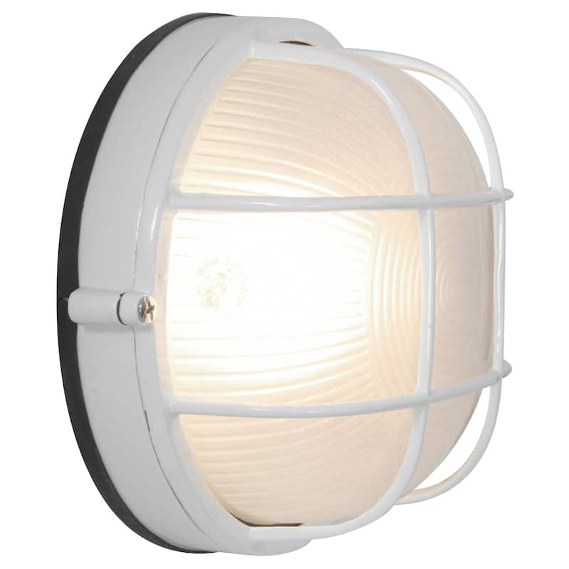 Access Lighting Nauticis Dual Mount - Round 10" Wet Location Bulkhead - Frosted Glass Shade