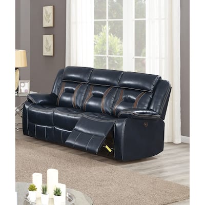 Gel Leatherette Power Motion Sofa