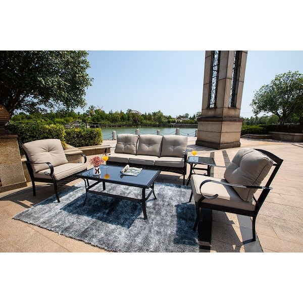 Garden treasures 5 deals piece conversation set