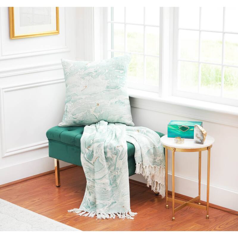Marble Juniper Pillow