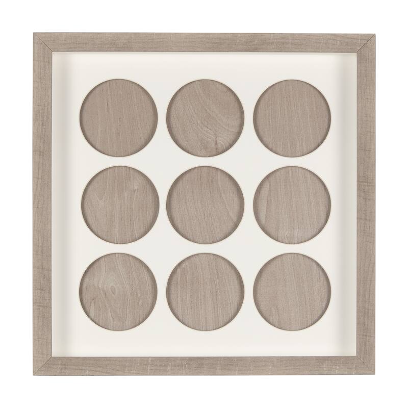 Wood Grain Silhouette II Framed Art Print
