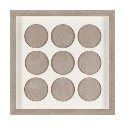 Wood Grain Silhouette II Framed Art Print