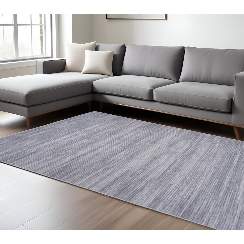 HomeRoots Solid Color Modern Rectangle Area Rug - 144.00 in. x 110.00 in. x 0.25 in.