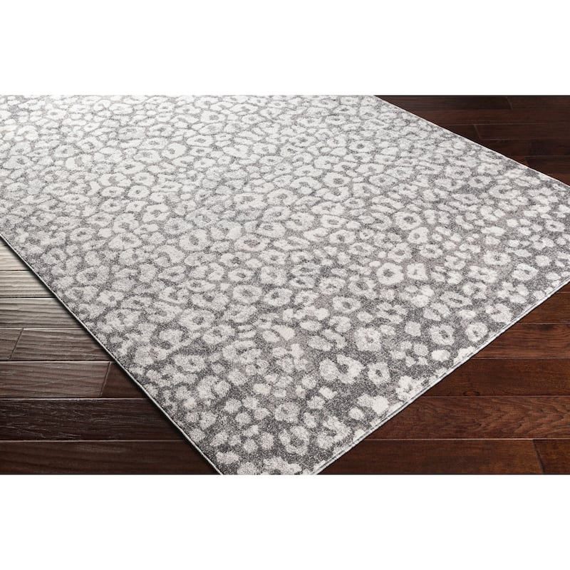 Livabliss Moodie Modern Leopard Print Area Rug