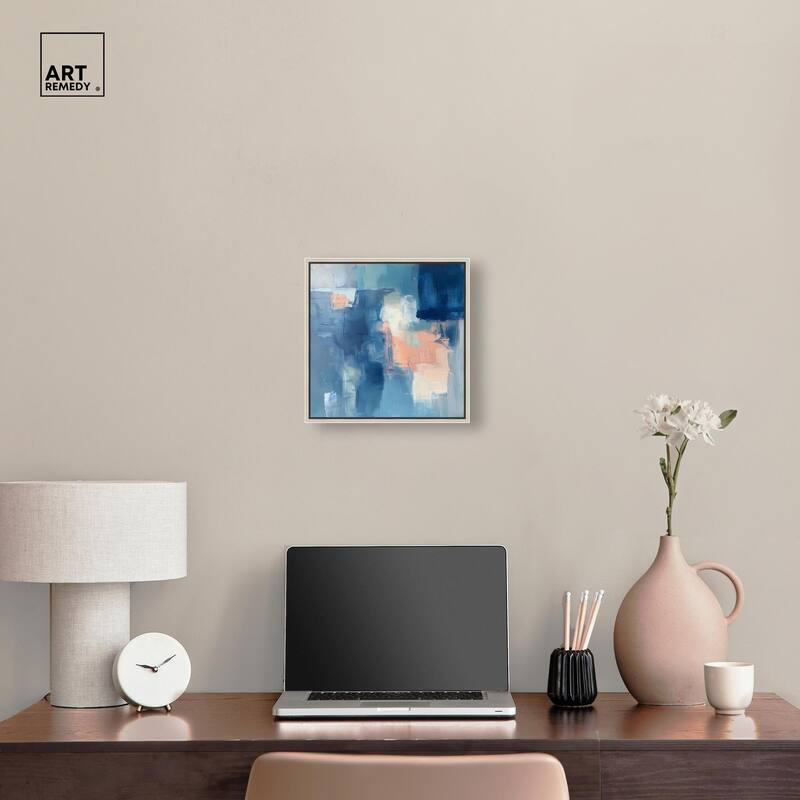 Whispering Blue II Canvas by Art Remedy