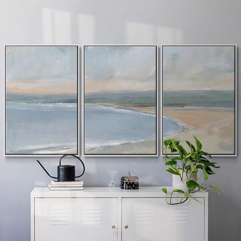 Coastal Study II - Multi Piece Framed Canvas
