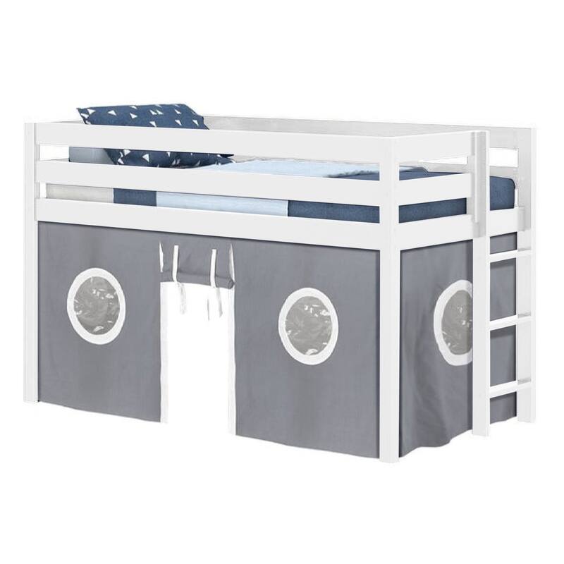 Taylor & Olive Trillium Low Loft Twin Bed with End Ladder