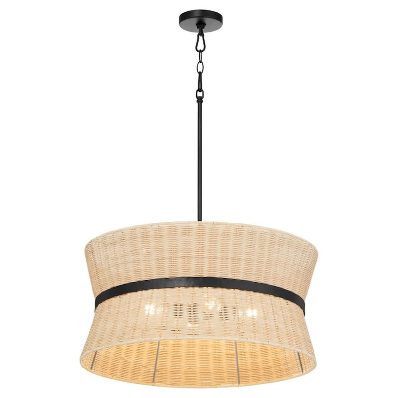 Quorum International 6123-4 Fairview 4 Light 25" Wide Pendant with