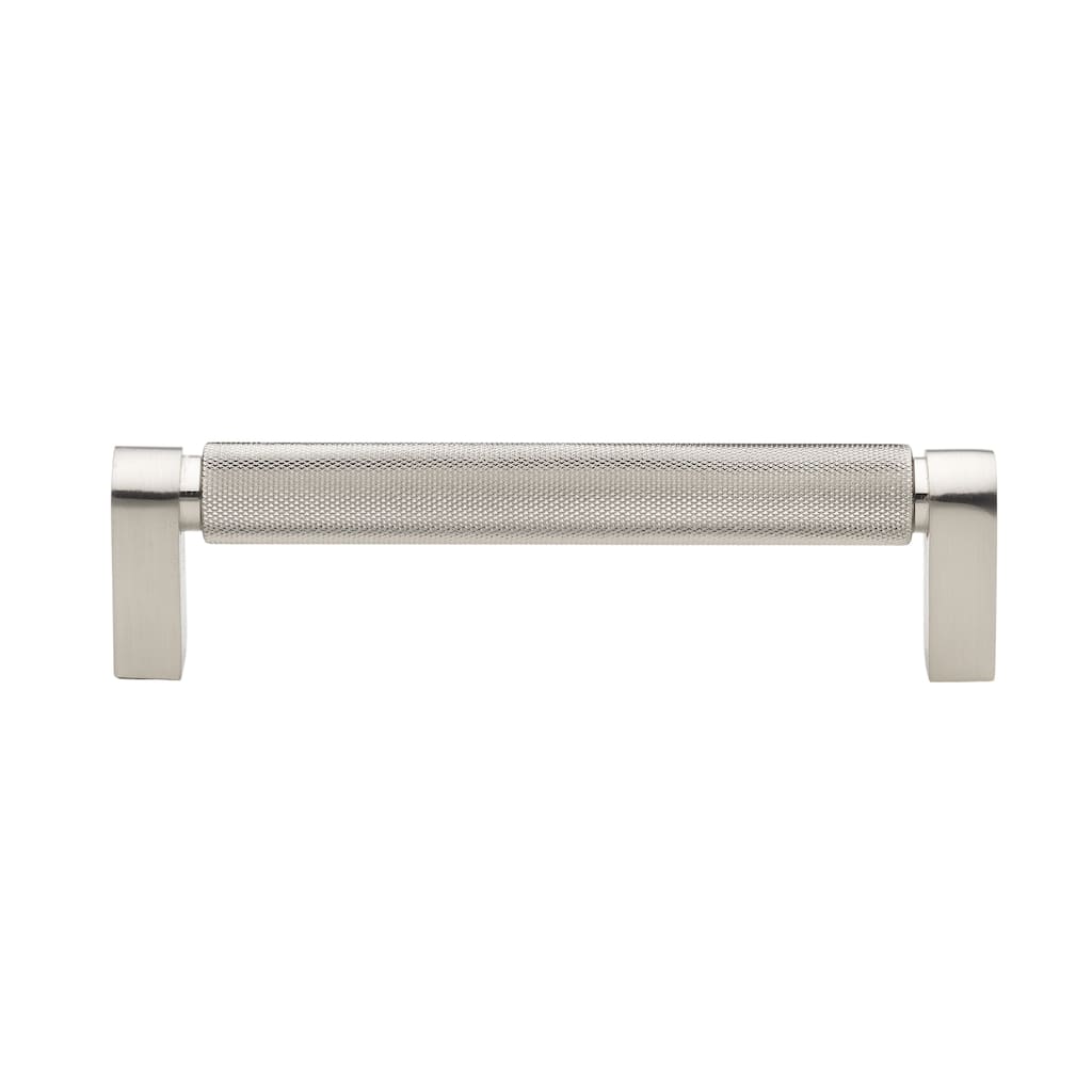 GlideRite 10-Pack 5-inch Center Solid Knurled Bar Pull Satin Nickel