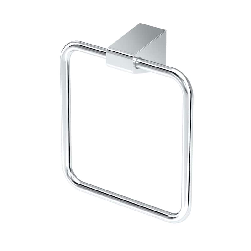 Gatco 5652 A-Line 6-1/8" Wall Mounted Towel Ring - Chrome
