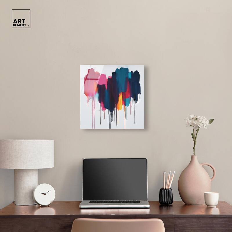 Glacier Color Glide Acrylic by Art Remedy, Ready to Hang