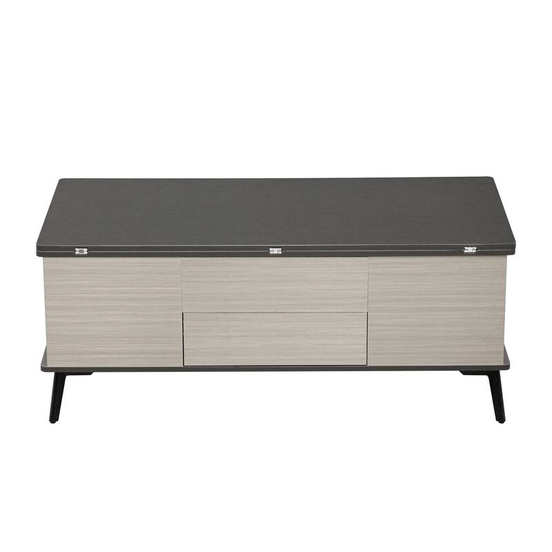 5 Pieces Lift Top Coffee Table Set with Ottomans