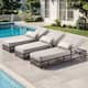 Option Brown Wicker Beige Cushion