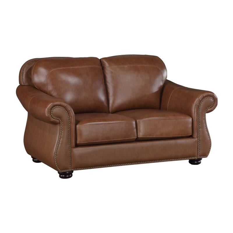 Fowler 2-Piece Leather Match Living Room Sofa Set