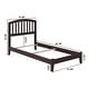 preview thumbnail 5 of 4, Richmond Twin XL Foundation Bed in Espresso