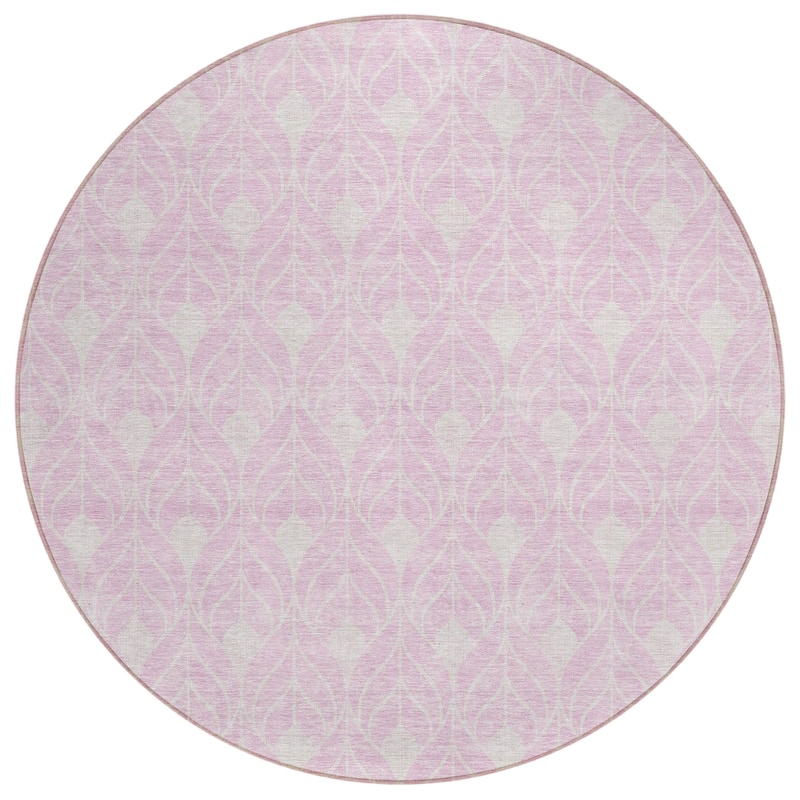 Machine Washable Indoor/ Outdoor Chantille Contempoary Geo Rug