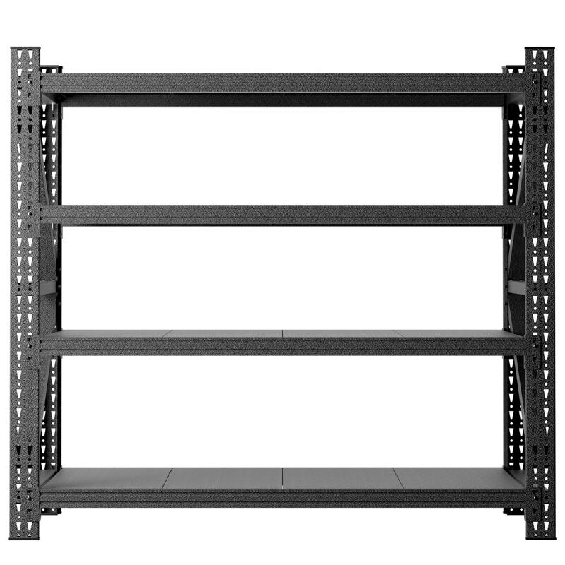 4000 lbs Heavy Duty Garage Shelving, 4-Shelf Adjustable Metal Storage Unit 4000LBS Capacity Industrial Shelving for Warehouse