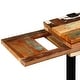 preview thumbnail 8 of 7, vidaXL Console Table Solid Reclaimed Wood Adjustable