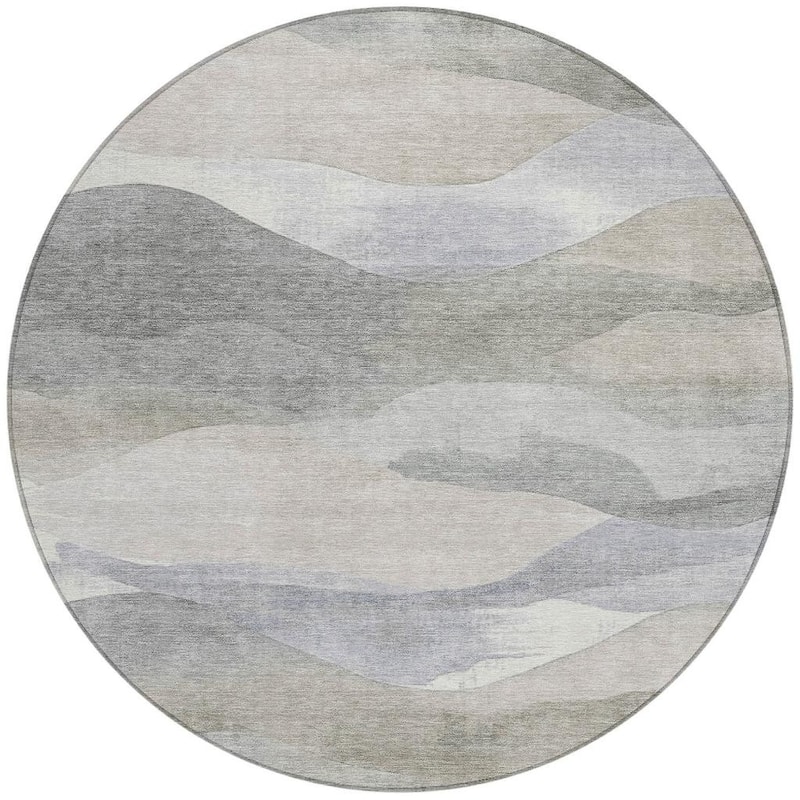 HomeRoots Abstract Transitional Rectangle Outdoor Rug