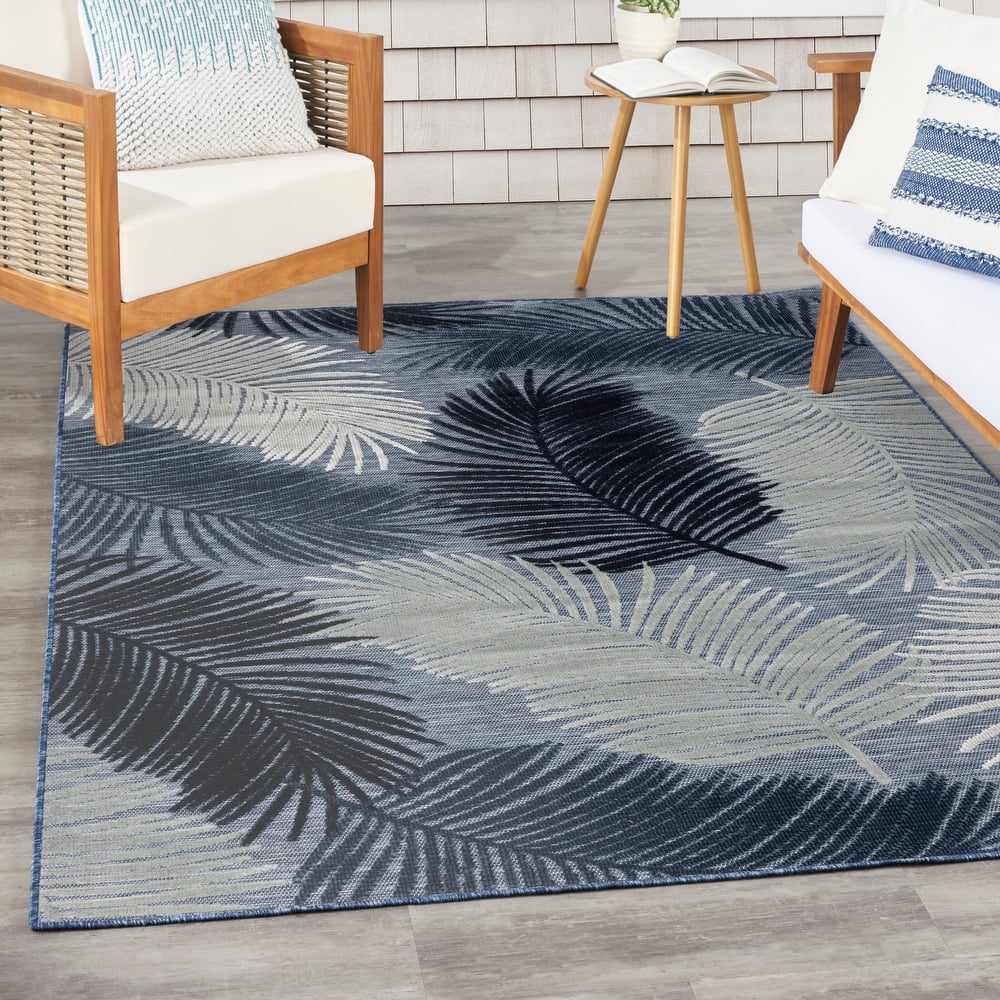 Nourison Suncoast Indoor/Outdoor Nature Area Rug.
