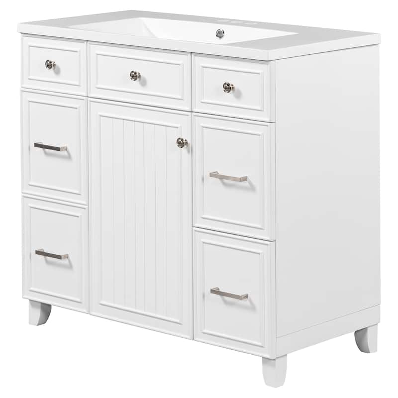 GDFStudio - Zyra Wood 36" Bathroom Vanity