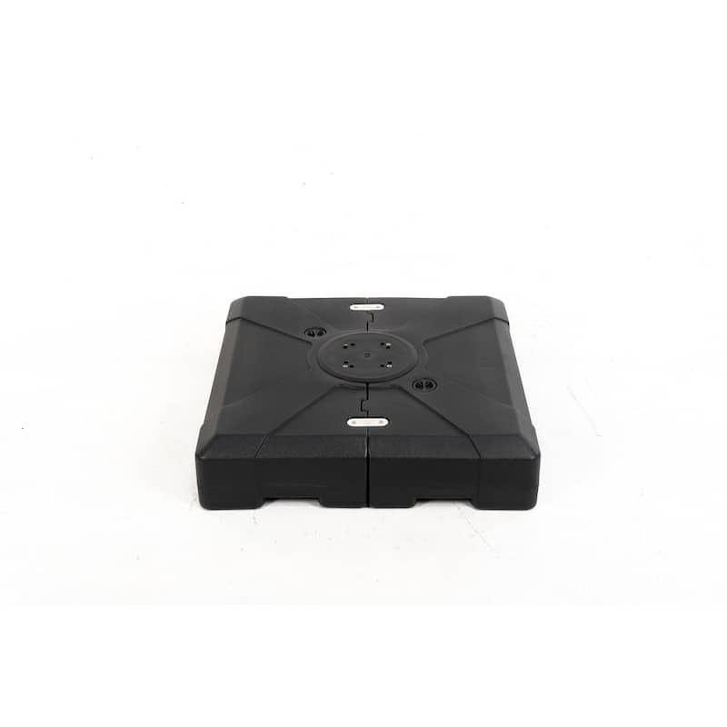 PURPLE LEAF 32.2" Square Outdoor Patio Umbrella Base - 32.2"X 32.2"X 8" - Black