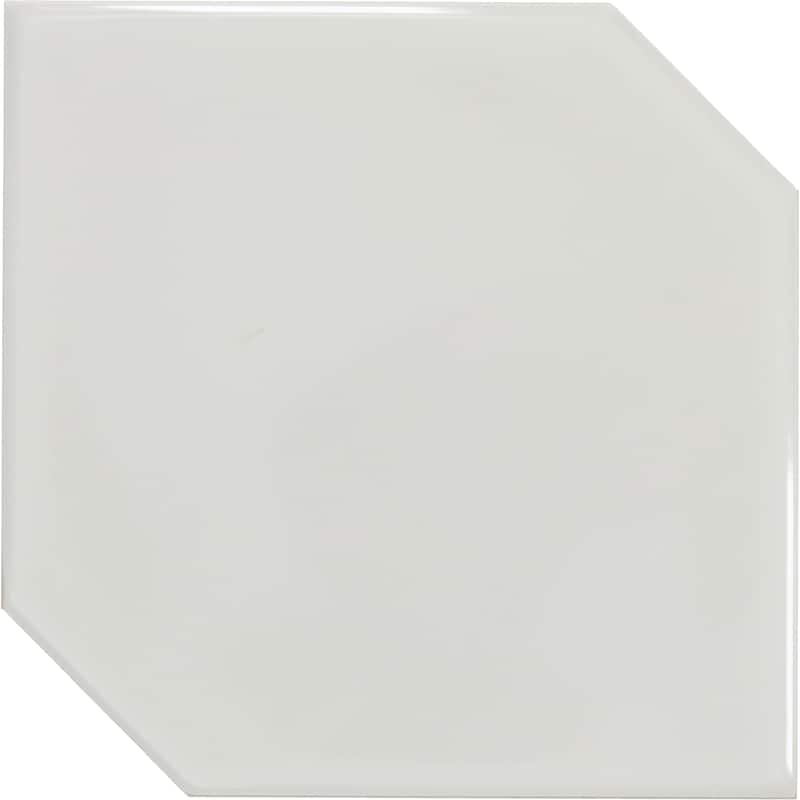Daltile Retrospace Remix 6" x 6" Glazed Ceramic Hexagon Wall Tile (22 PC per Carton) (4.90 SQFT per Carton) - Mercury Grey