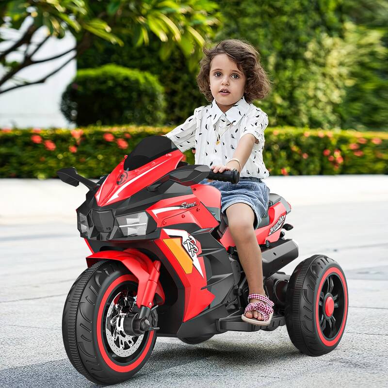 12V Kids Ride on Motorcycle, Electric Kids Motorcycle, Battery Powered Motorcycle for 3-6 Years Old