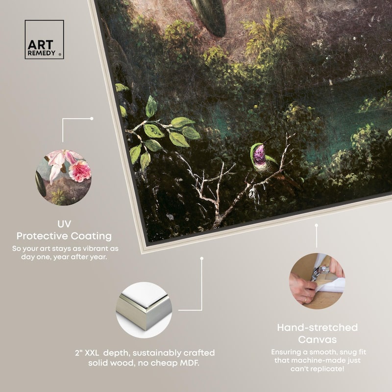 Orchid Blossoms 1873 Canvas by Art Remedy
