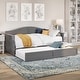 preview thumbnail 18 of 68, AFI Acadia Twin Size Daybed with Twin Trundle Grey