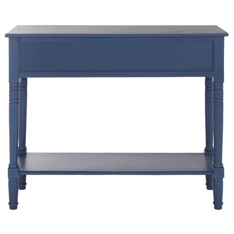 SAFAVIEH Camilla Grey 2-Drawer Console Table - 35.8" x 13.8" x 29.5" - 36"W x 14"D x 30"H