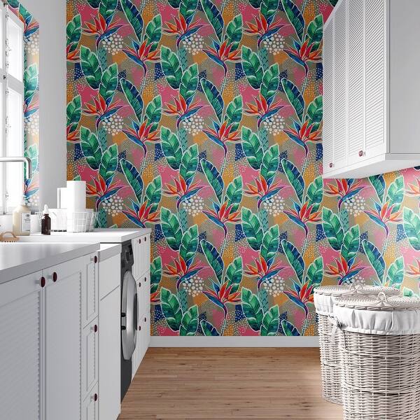 Jungle Peel and Stick Wallpaper Bed Bath & Beyond 35051579