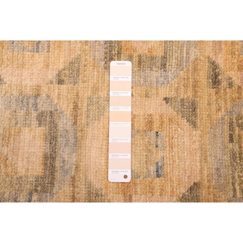 ECARPETGALLERY Hand-knotted Mystique Beige Wool Rug - 9'1 x 11'10