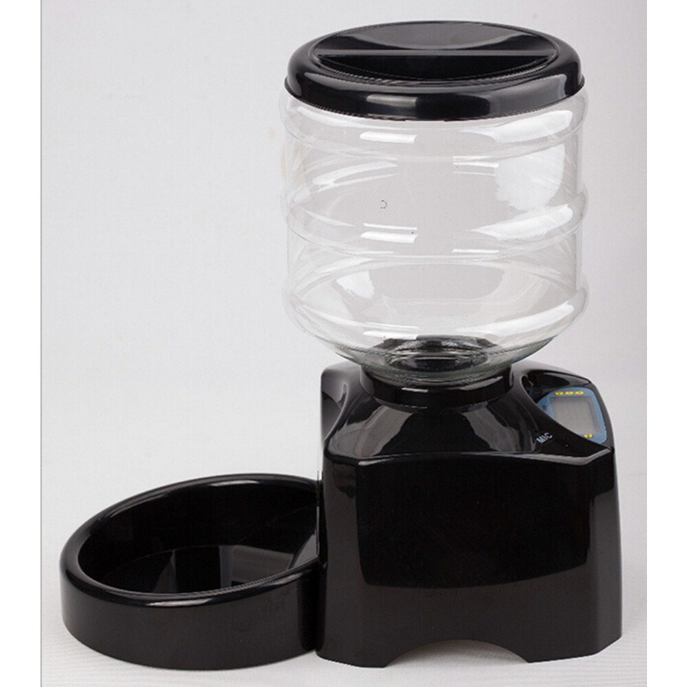 Shop Automatic Dog Cat Feeder Pet Food Dispenser Timed Supplies Bowl New Overstock 28630224