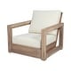 preview thumbnail 3 of 9, Westchester Acacia Wood Club Chairs by Christopher Knight Home