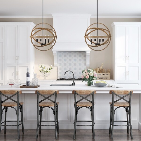 Rustic globe chandelier sale