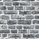 preview thumbnail 11 of 13, Galerie Wallcoverings Bricks and More Collection Stone Brick Matte Finish Vinyl on Non-woven Wallpaper Roll 33-feet long x 21-inches wide - Dark Grey