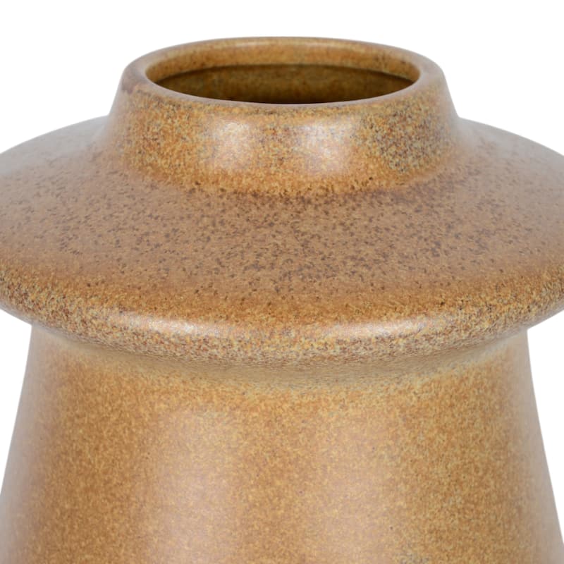 Ceramic Glazed Finish Flowers Vase Modern Decorative Accent Home Decor
