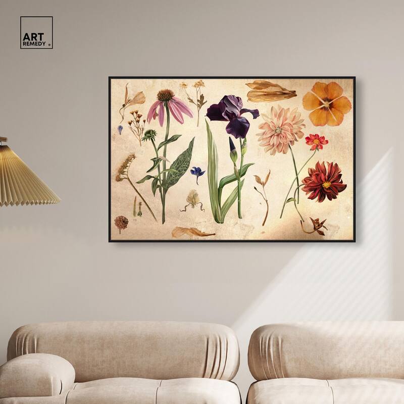 Floral Selection II Canvas by Art Remedy