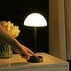 preview thumbnail 23 of 31, JONATHAN Y Eliza 24.75" Industrial Designer Metal LED Task Lamp with USB Charging Port, Black - 12.5"